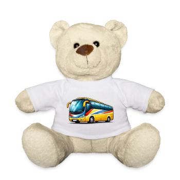 Gravure artistique de la voiture - Nounours - blanc - Devant