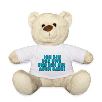 Ich bin der Uwe und ich bin auch dabei - Teddy - Weiß - Vorne