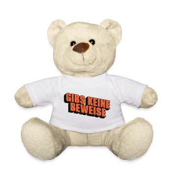 gibs keine beweise - Teddy - Weiß - Vorne