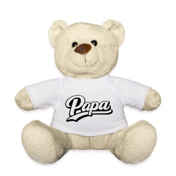 Papa - Nounours - blanc - Devant