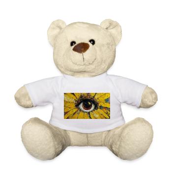 Sunflower - Suneye Painting - Teddy Bear - white - Front