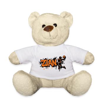 Zian Graffiti Dunk Orange - Teddy - Weiß - Vorne