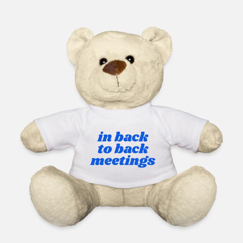in back to back meetings - Teddy - Weiß