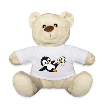 Dessins dessinés dessinés de dessins dessinés du joueur de football Pingouin mignon - Nounours - blanc - Devant