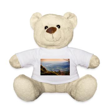 Abendpanorama Berglandschaft - Teddy - Weiß - Vorne