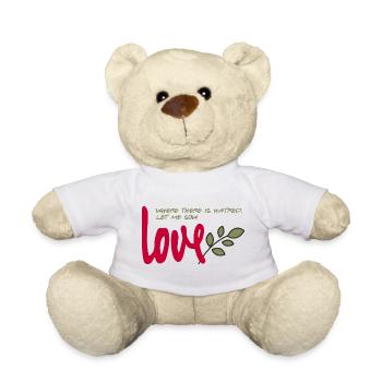 Lass mich Liebe säen - Teddy - Weiß - Vorne