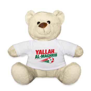 Yallah Al-Maghrib Foot Maroc - Nounours - blanc - Devant