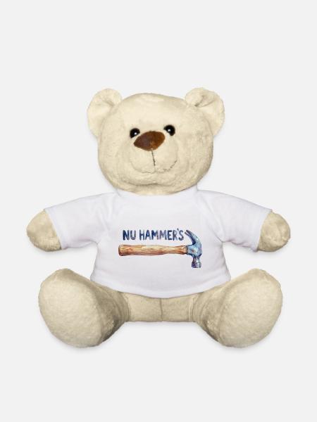 Aquarell Hammer - Nu Hammer's - Teddy - Weiß