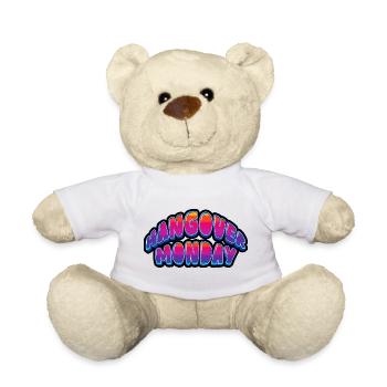 Lustiges Hangover Monday Weekend ist vorbei mit dem Design - Teddy - Weiß - Vorne