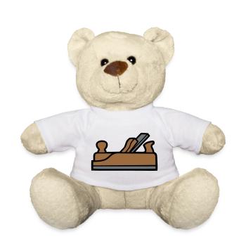 Hobel Tischler Icon - Teddy - Weiß - Vorne
