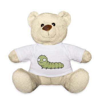 TINY ACTIVISTS | Caterpillar - Teddy Bear - white - Front