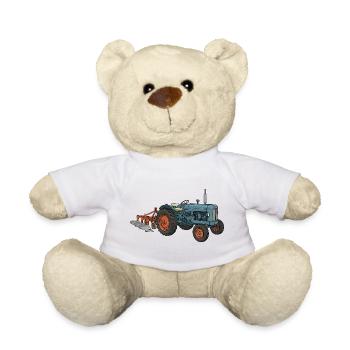 Traktor / Traktor / Traktor - Teddy - Weiß - Vorne