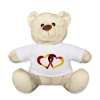 Spanisch deutsche Liebe - Teddy - Weiß - Vorne