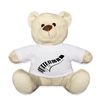 Klavier - Teddy - Weiß - Vorne