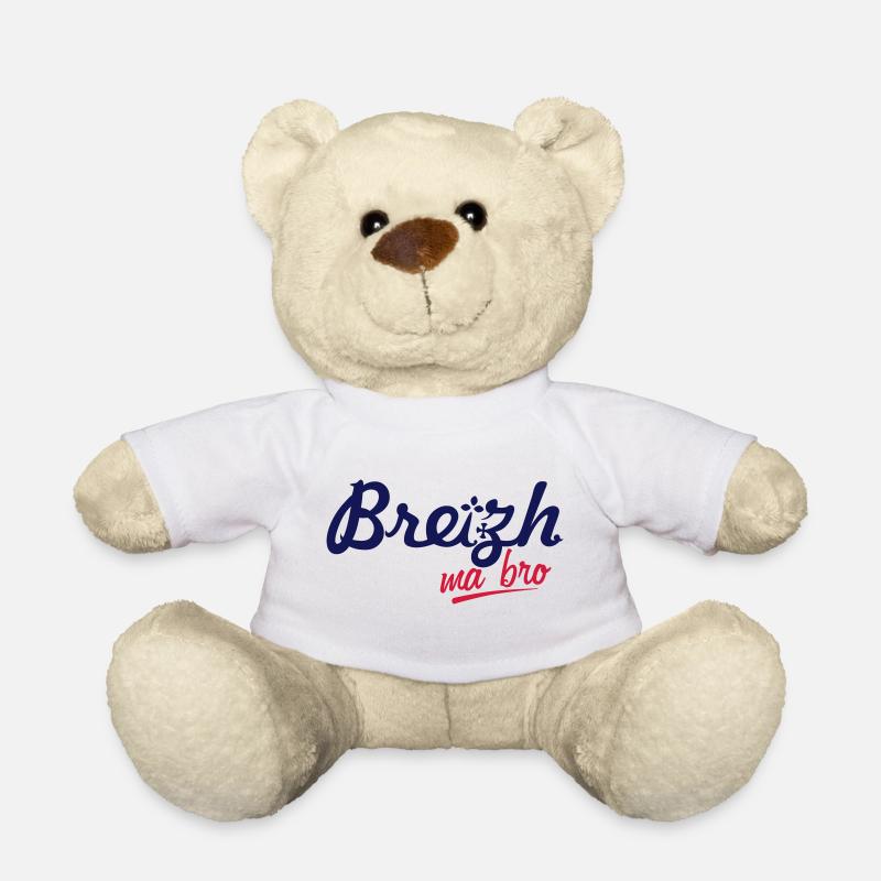Breizh ma bro (2 couleurs) - Nounours - blanc