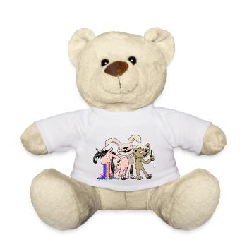 drunken friends - Teddy - Weiß - Vorne