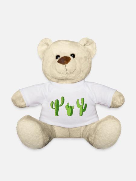 Cactus - Nounours - blanc