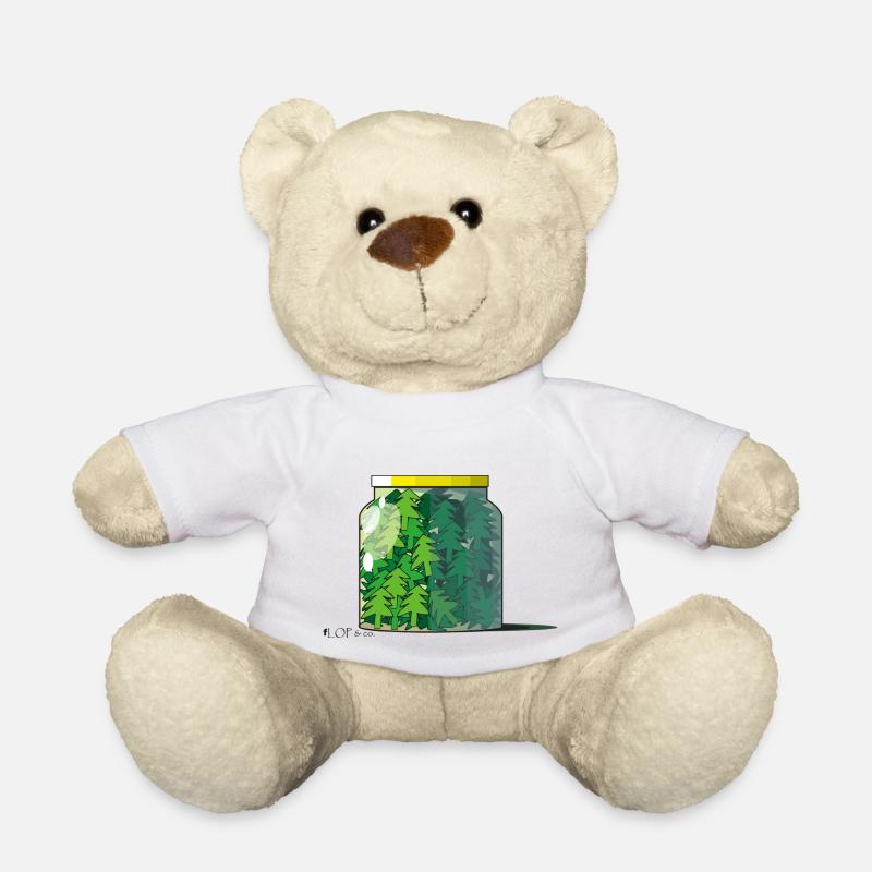 tannenglas - Teddy - Weiß