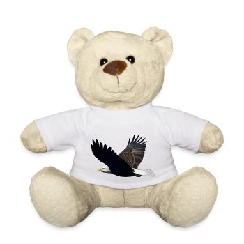 adler eagle bussard falke habicht hawk falcon11 - Teddy - Weiß - Vorne