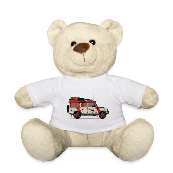 Jurassischer Verteidiger - Teddy - Weiß - Vorne