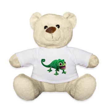 Chameleon original design - Teddy Bear - white - Front