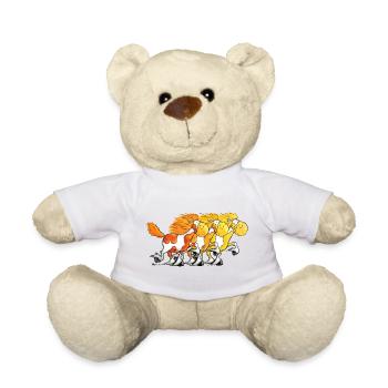 „Icelandic Power“ -Icelandic Horse - Teddy Bear - white - Front