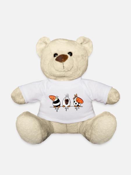 Komische Vögel - Vogel- Vögelchen - Teddy - Weiß