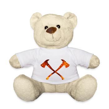 Pompiers - Nounours - blanc - Devant