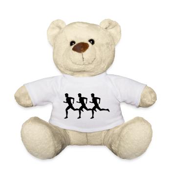 racing - Teddy Bear - white - Front