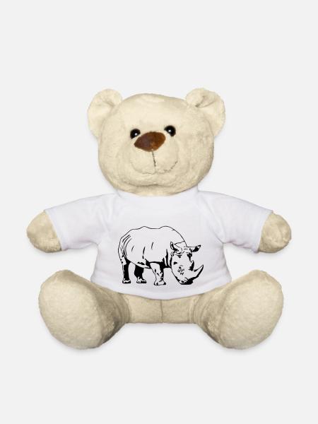 Rhino - Nounours - blanc
