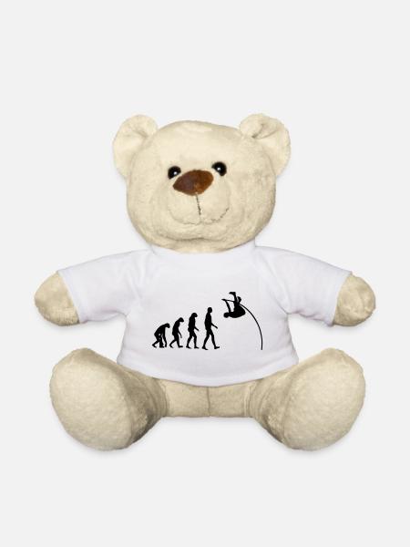 Saut à la Perche Sauteur Sport Sportif Athlète - Nounours - blanc