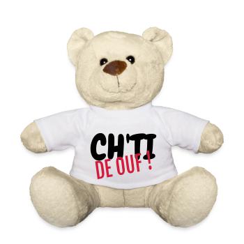 Ch'ti / Nord / Chti / Ch'ti mi / Nordiste - Teddy - Weiß - Vorne