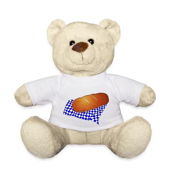 pain - Nounours - blanc - Devant