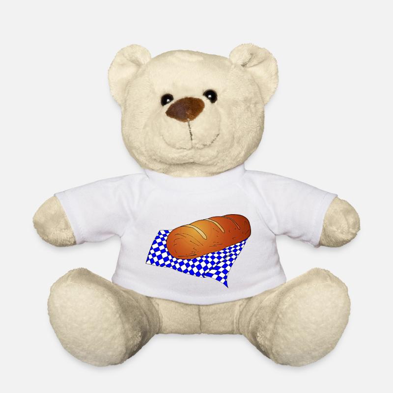pain - Nounours - blanc