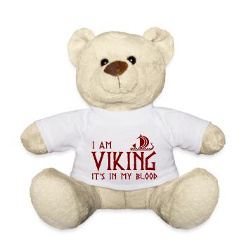 Ich bin Wikinger - Teddy - Weiß - Vorne