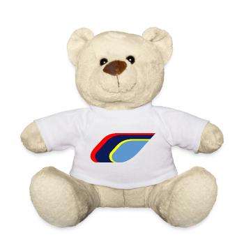 flame pts - Teddy Bear - white - Front