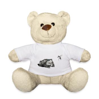 Kröte und fliegen - Teddy - Weiß - Vorne