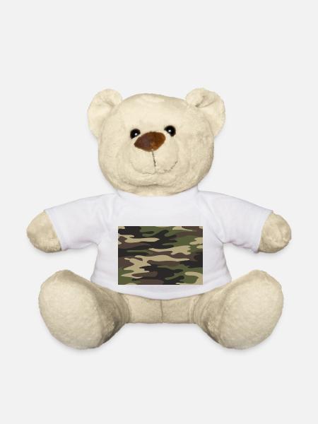 Armee Tarnung - Teddy - Weiß