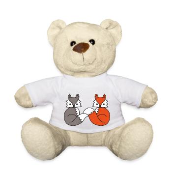 Friends forever - Teddy Bear - white - Front