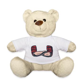 Bûcheron bras croisés - Nounours - blanc - Devant