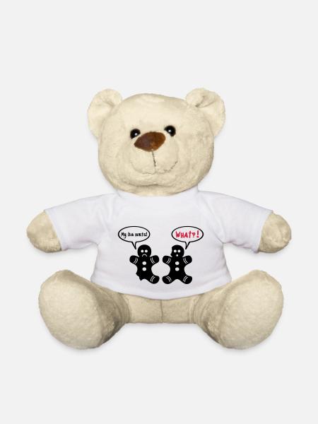 My leg hurts - Teddy Bear - white