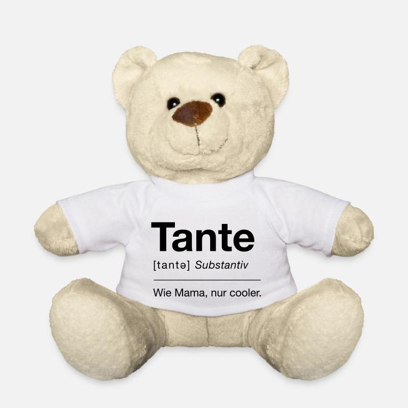 Tante - Teddy - Weiß