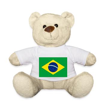 Brasil flag - Teddy - Weiß - Vorne