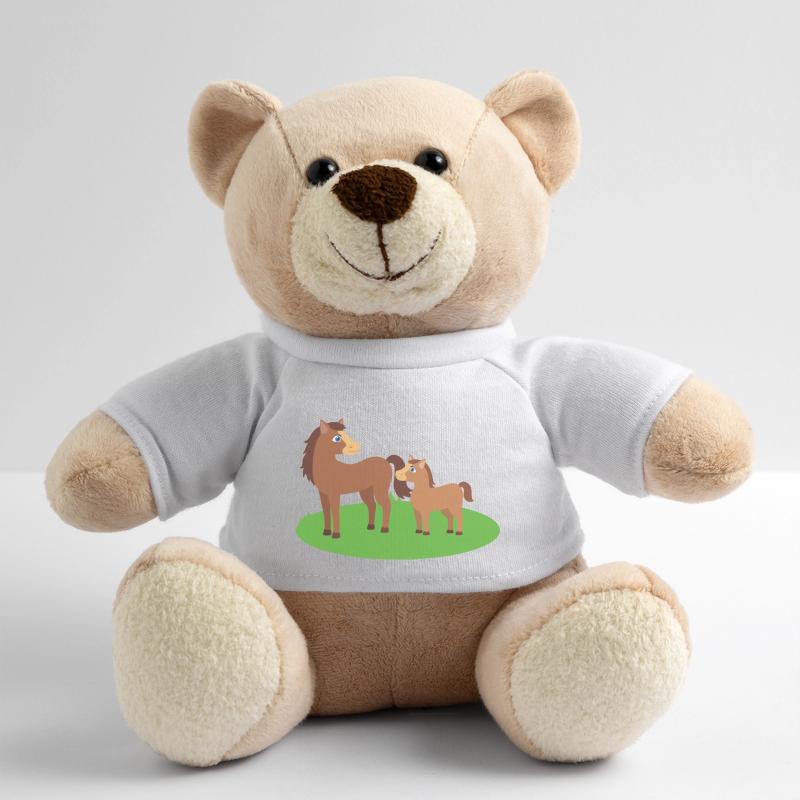 Pferd Mutter und Kind Teddy