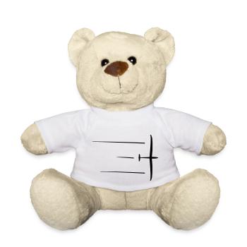Planeur Planeur Planeur Pilote - Nounours - blanc - Devant