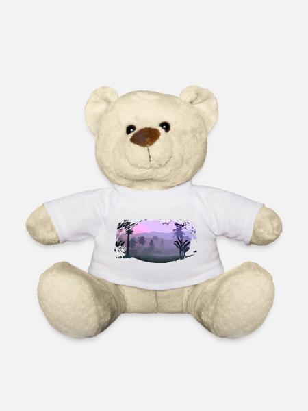 landscape - Teddy Bear - white