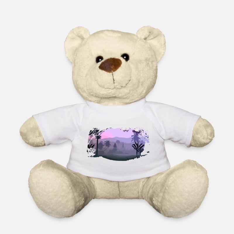 landscape - Teddy Bear - white