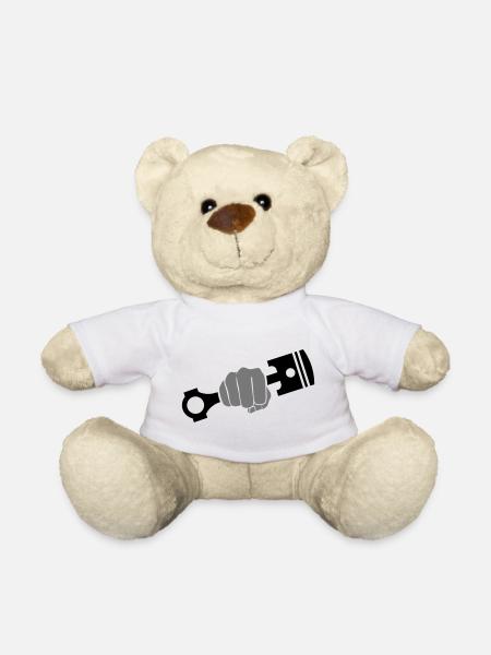 Poing maintient piston moteur - Nounours - blanc
