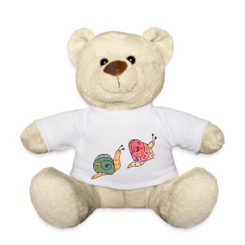 Snails - Teddy Bear - white - Front