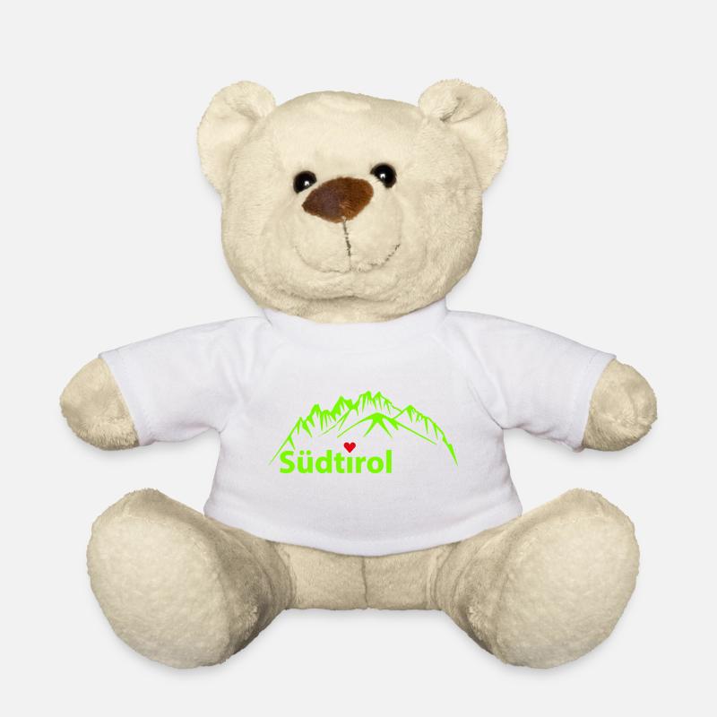 Berge, Urlaub, Südtirol - Teddy - Weiß